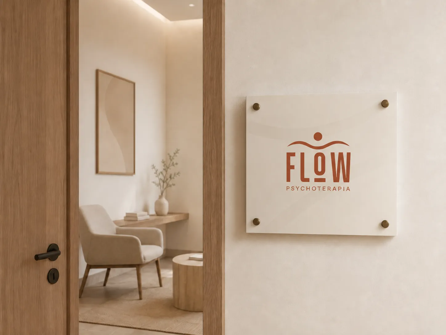 Wnętrze gabinetu Flow — przestrzeń, w której możesz być sobą